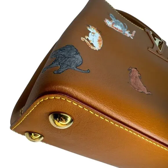 Louis Vuitton Catogram Capucines BB Bag LV Cat Rare Limited Edition Leather - Picture 10 of 16